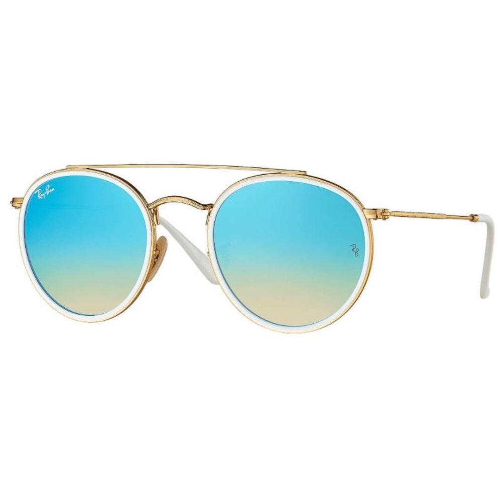 RAY BAN DOUBLE BRIDGE ROUND GLASSES 🤍
